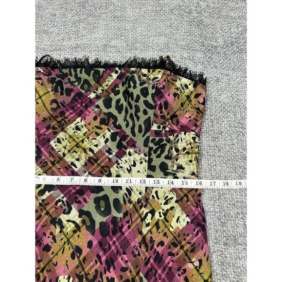 Muse Dress Womens 12 Plaid Animal Print Silk Golblincore‎ Retro Fairy Grunge - Picture 14 of 16